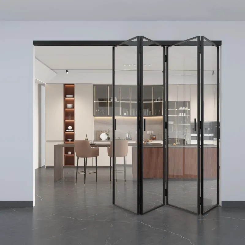 Internal glass partition visual